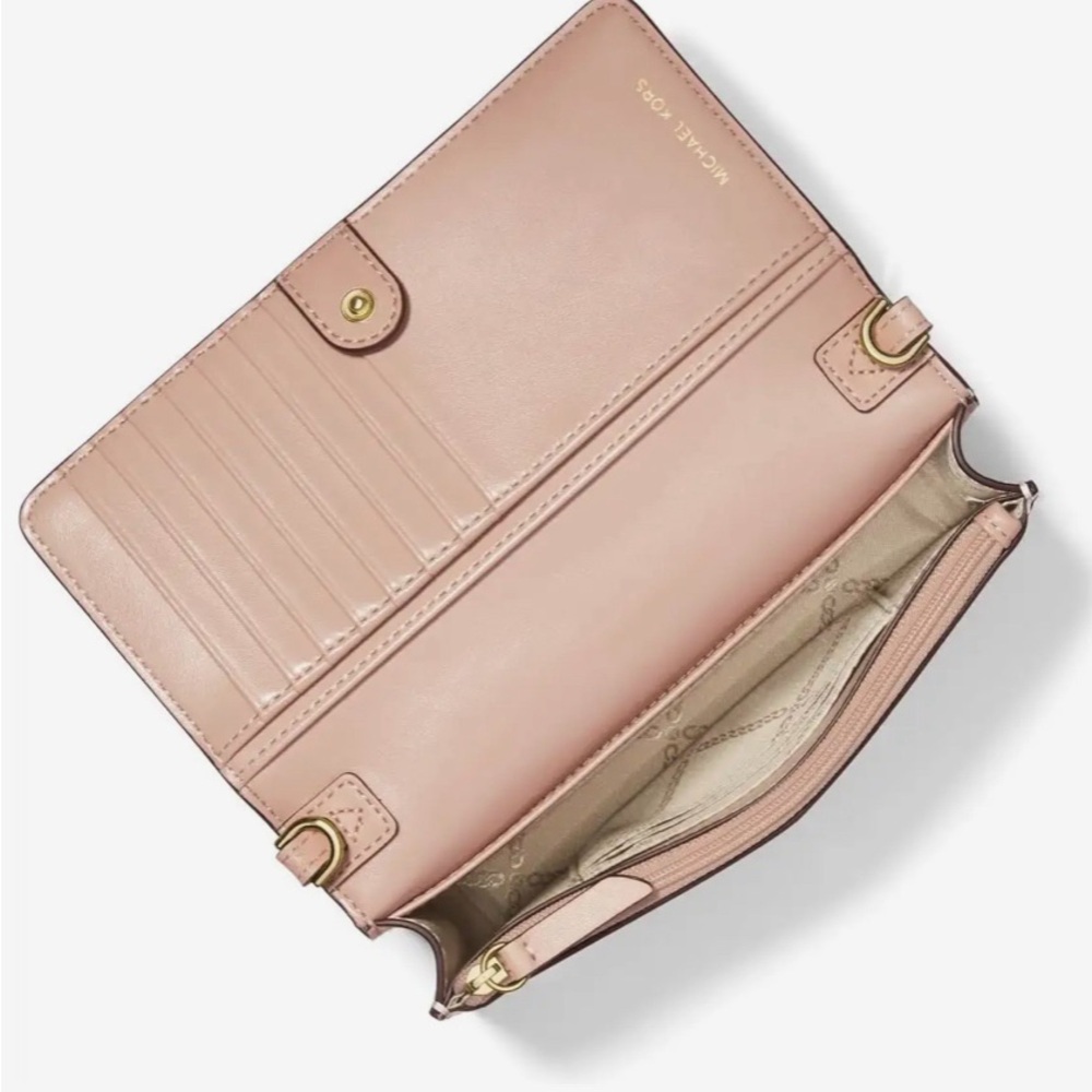MICHAEL KORS  Bag JS Charm Small Phone Crossbody Ballet Pink NEW -Minor Defect - Picture 5 of 6